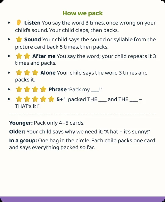 Game card, Back