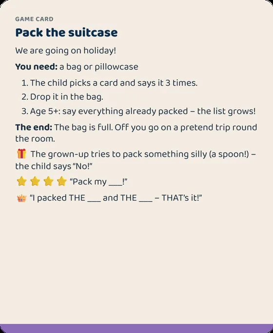 Game card, Front